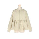 女性らしさとカジュアル感を両立、ペプラムヘムMA-1 | coca | 詳細画像2 