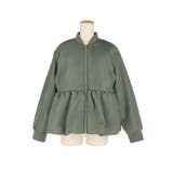 女性らしさとカジュアル感を両立、ペプラムヘムMA-1 | coca | 詳細画像3 