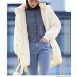 ［Ivory］ | 【洗える】中綿ロングブルゾン | coca