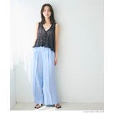 ストライプワイドパンツ レディース | coca | 詳細画像4 