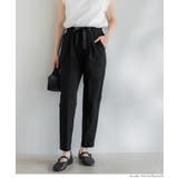 ［Black］ | サッカーテーパードパンツ レディース | coca