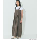 リネンライクワイドサロペット レディース | coca | 詳細画像18 