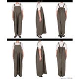 リネンライクワイドサロペット レディース | coca | 詳細画像20 