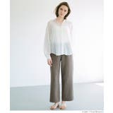 リネンライクイージーパンツ レディース | coca | 詳細画像19