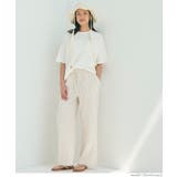 ［Ivory］ | リネンライクイージーパンツ レディース | coca