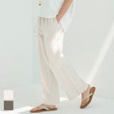 リネンライクイージーパンツ レディース | coca | 詳細画像1