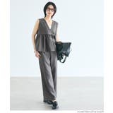 ヘリンボーンストライプイージーパンツ | coca | 詳細画像12 