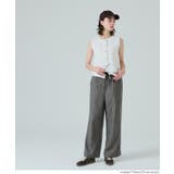 ヘリンボーンストライプイージーパンツ | coca | 詳細画像6 