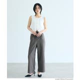 ヘリンボーンストライプイージーパンツ | coca | 詳細画像10 