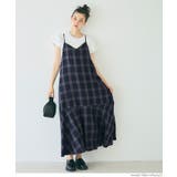 チェックキャミワンピース | coca | 詳細画像7 