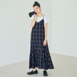 coca（コカ） | チェックキャミワンピース