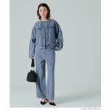 ショートデニムジャケット レディース | coca | 詳細画像6