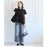 フロッキードットバルーンブラウス | coca | 詳細画像13 