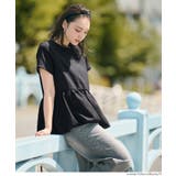 フロッキードットバルーンブラウス | coca | 詳細画像17 