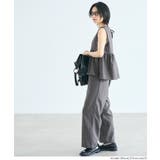 ヘリンボーンストライプフレアベスト | coca | 詳細画像13 