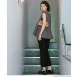 ヘリンボーンストライプフレアベスト | coca | 詳細画像7 