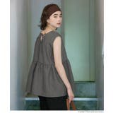 ヘリンボーンストライプフレアベスト | coca | 詳細画像8 