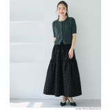 フロッキープリントティアードスカート | coca | 詳細画像14 