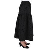 フロッキープリントティアードスカート | coca | 詳細画像5 