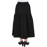 フロッキープリントティアードスカート | coca | 詳細画像6 