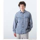 ［Lt.blue］ | 8.5ozデニムシャツ メンズ | coca