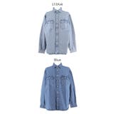 8.5ozデニムシャツ メンズ | coca | 詳細画像2