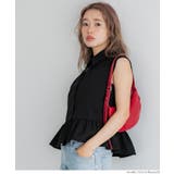 ギャザー切替ノースリーブブラウス レディース | coca | 詳細画像13 