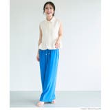 ギャザー切替ノースリーブブラウス レディース | coca | 詳細画像14 