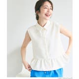 ギャザー切替ノースリーブブラウス レディース | coca | 詳細画像16 