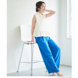 ギャザー切替ノースリーブブラウス レディース | coca | 詳細画像18 