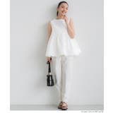 裾スカラップノースリーブブラウス レディース | coca | 詳細画像13