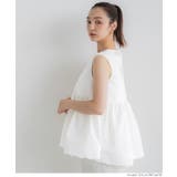 裾スカラップノースリーブブラウス レディース | coca | 詳細画像14