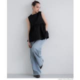 裾スカラップノースリーブブラウス レディース | coca | 詳細画像4