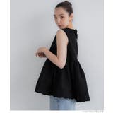 裾スカラップノースリーブブラウス レディース | coca | 詳細画像7