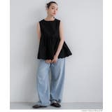 裾スカラップノースリーブブラウス レディース | coca | 詳細画像8