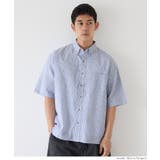 ［Stripe］ | オックスボタンダウン半袖シャツ メンズ | coca