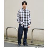 メンズTRマドラスチェック長袖シャツ メンズ | coca | 詳細画像4 
