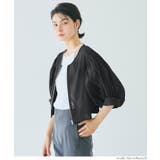 ［Black］ | シースルーブラウスジャケット | coca