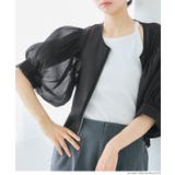 シースルーブラウスジャケット | coca | 詳細画像9 