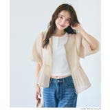 シースルーフレアブラウスジャケット | coca | 詳細画像12 