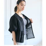 シースルーフレアブラウスジャケット | coca | 詳細画像17 