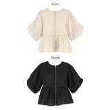 シースルーフレアブラウスジャケット | coca | 詳細画像21 