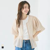シースルーフレアブラウスジャケット | coca | 詳細画像1 