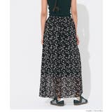 シフォン花柄スカート | coca | 詳細画像14 
