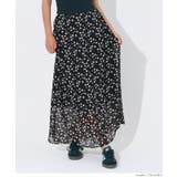 シフォン花柄スカート | coca | 詳細画像18 