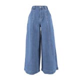 タックワイドデニムパンツ | coca | 詳細画像2 