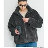 ［Charcoal］ | 【洗える】フリースジップアップジャケット | coca