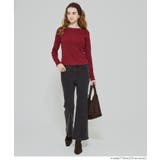 ［Charcoal］ | 【DAILY WARM】裏起毛デニムフレアパンツ | coca