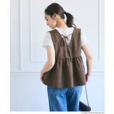 フロッキードットペプラムベスト レディース | coca | 詳細画像9 
