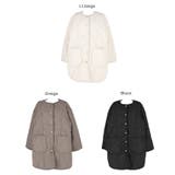 【洗える】リバーシブルファーキルティングミドルコート | coca | 詳細画像22